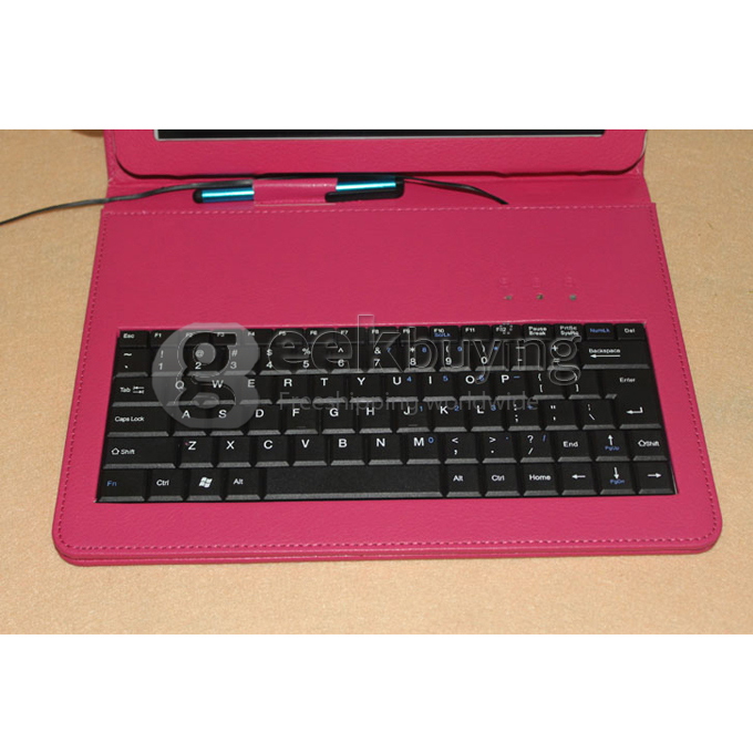 Special Keyboard Leather Case Cover for Cube U30 Dual Core/U30GT2 Quad Core Red