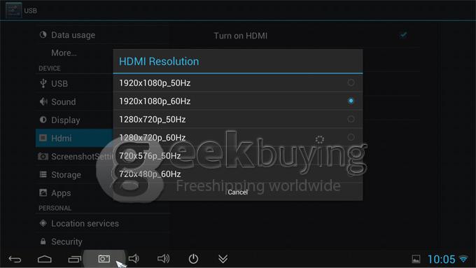 QC802 Quad Core Google Android 4.2 RK3188T 1.4GHz Mini TV BOX Dongle HDMI HDD Player 2G/16G WiFi Bluetooth Black