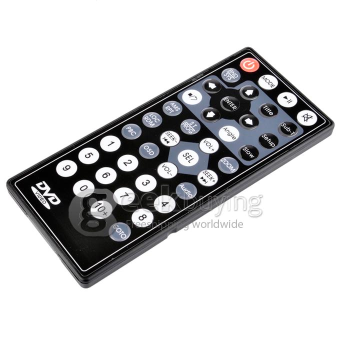 7 Inch 16:9 HD Digital Screen 800*480 1Din Slide Panel Design Car DVD Player(FM,Bluetooth,AV,For IPOD,MP3) 