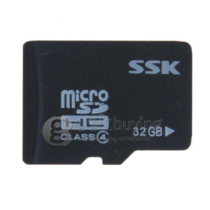 (SSK) High Speed 32GB Micro SDHC TF Flash Memory Card Class 4