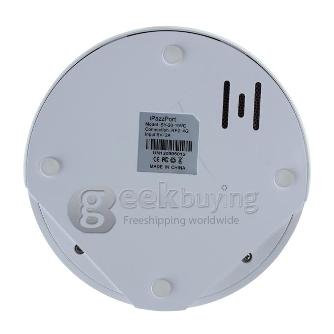 IPazzPort Pearl Dual Core Android 4.1 RK3066 1.6GHz TV BOX Dongle 2.0MP Camera AV Output Ethernet Port +2.4 GHz Wireless Voice Keyboard  