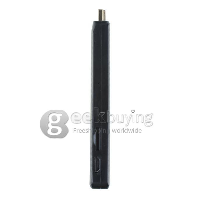 QC802 Quad Core Google Android 4.2 RK3188T 1.4GHz Mini TV BOX Dongle HDMI HDD Player 2G/16G WiFi Bluetooth Black