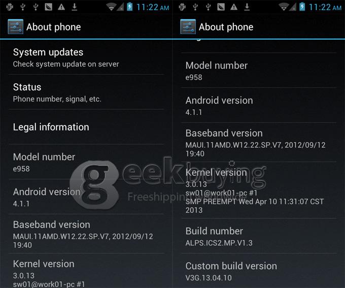 HDC GT-i8190 4.0 Inch WVGA Capacitive Screen MTK6577 Dual Core Smart Phone Android 4.1 OS 5.0MP Camera-Blue