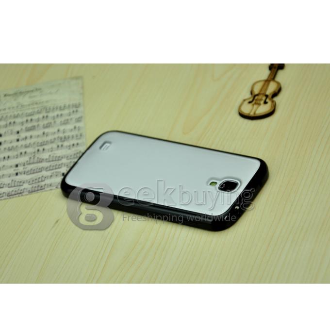 Slim Fit Gel Skin Soft Hard Hybrid Case Cover for Samsung Galaxy S4 S4 i9500-Black