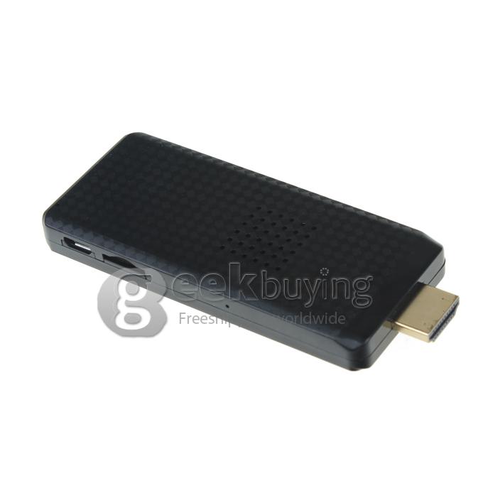 QC802 Quad Core Google Android 4.2 RK3188T 1.4GHz Mini TV BOX Dongle HDMI HDD Player 2G/16G WiFi Bluetooth Black