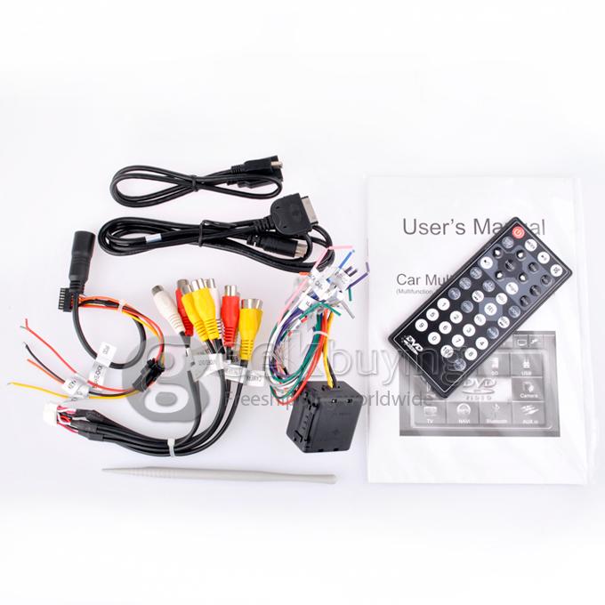 7 Inch 16:9 HD Digital Screen 800*480 1Din Slide Panel Design Car DVD Player(FM,Bluetooth,AV,For IPOD,MP3) 