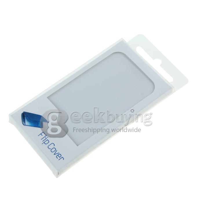 Fashion Luxury Flip Case Battery Back Cover for Samsung Galaxy S4 i9500-White