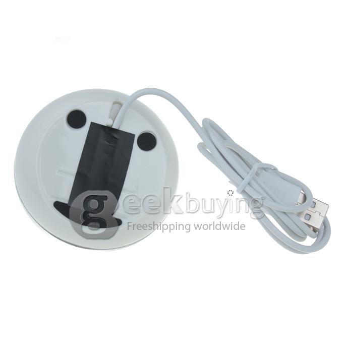USB Sync Data Charger Dock Cradle for Samsung Galaxy S4 S3 Mini Note 2-Silver
