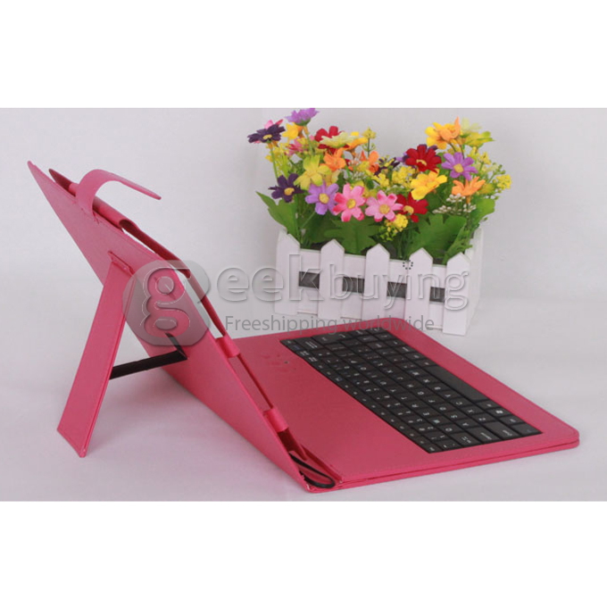 Special Keyboard Leather Case Cover for Cube U30 Dual Core/U30GT2 Quad Core Red
