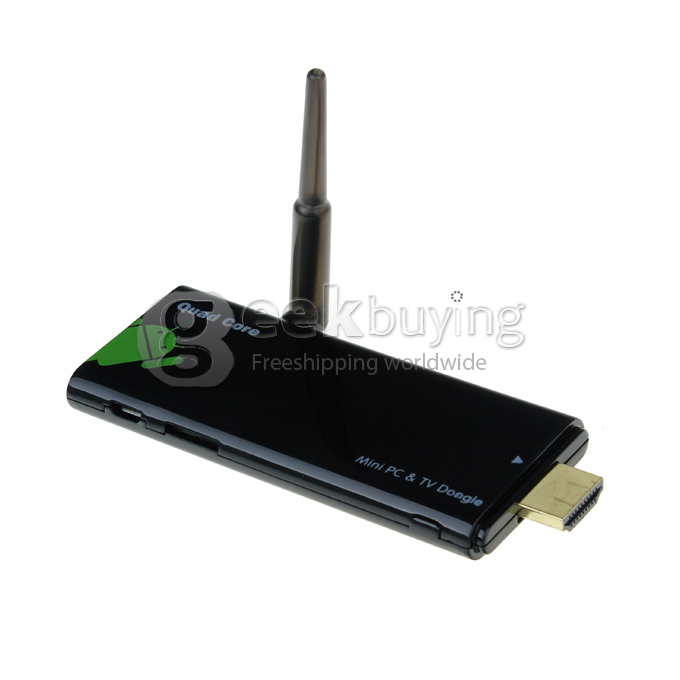 CX-919 RK3188T Quad Core ARM Cortex A9 1.4Ghz Android 4.1 Mni PC TV Box 2G/8G Bluetooth/HDMI Black