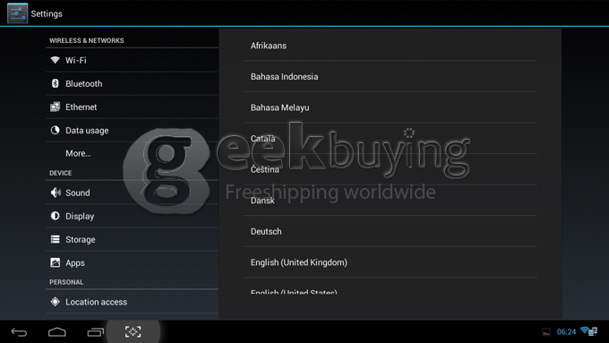 US Plug E-M6 AML8726-MX Dual Core 1.5GHz Android 4.2 Mini PC TV BOX HDMI HDD Player 1G/8G XBMC Preinstalled SPDIF RJ-45 with IR Remote Control