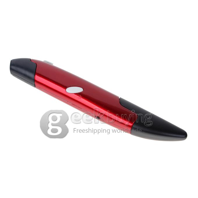 IPazzPort KP-810-26 2.4G Wireless Mini Pen Mouse, Red