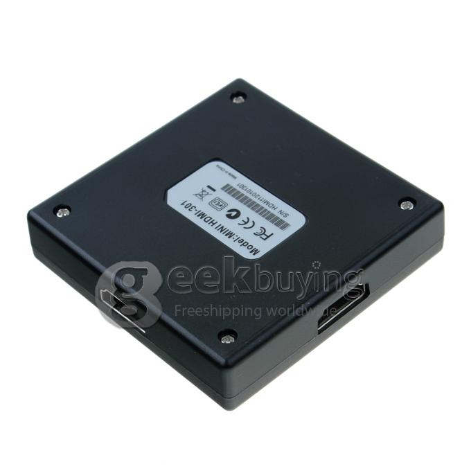 Mini 3 PORT HDMI 1.3 1080P Switcher Switch Splitter for HDTV DVD Xbox 360 3PORT NEW 