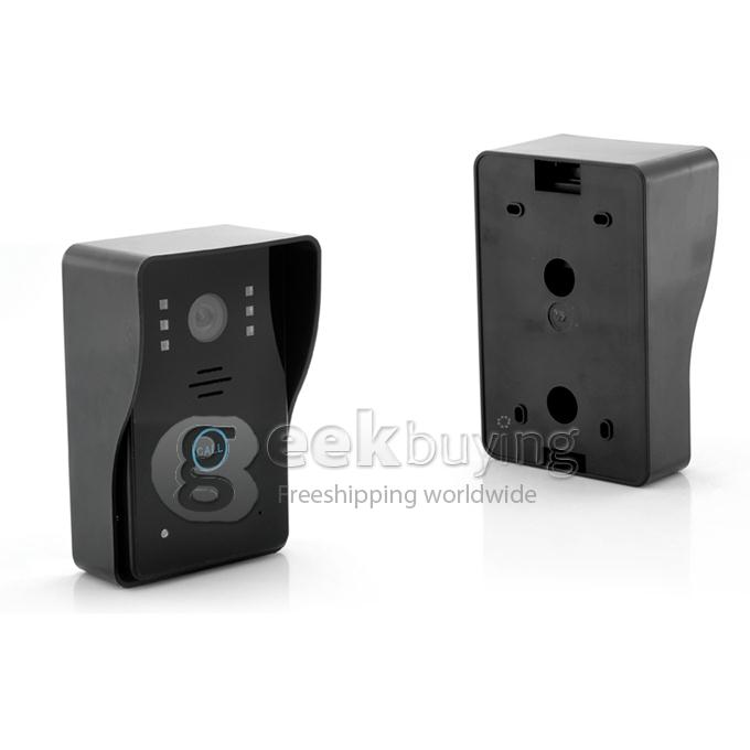 SY807MJ11 7 TFT Touch Rainproof Video Door Doorbell Kit (Calls, Intercom, Unlock, Monitor, Night Vision) - 10m Cable
