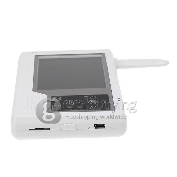 2.4GHz Wireless 3.5 TFT Doorbell Door Phone Intercom System(Calls, Intercom, Unlock, Monitor, Night Vision) - White