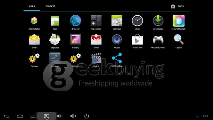 CX-919II GM282 RK3188T Quad Core Google Android 4.2 1.4GHz Mini TV BOX Dongle 2G/8G Dual External WiFi Antenna Bluetooth - Black