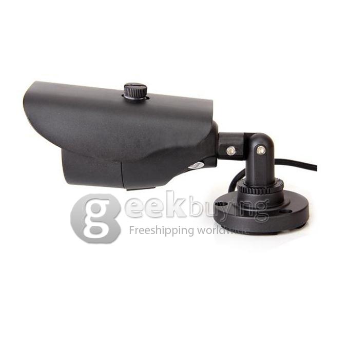H.264 1/4' Color CMOS Weatherproof Surveillance DVR Kit with 24 LEDs 480TV Lines 3.6mm Lens 4CH CCTV Camera system