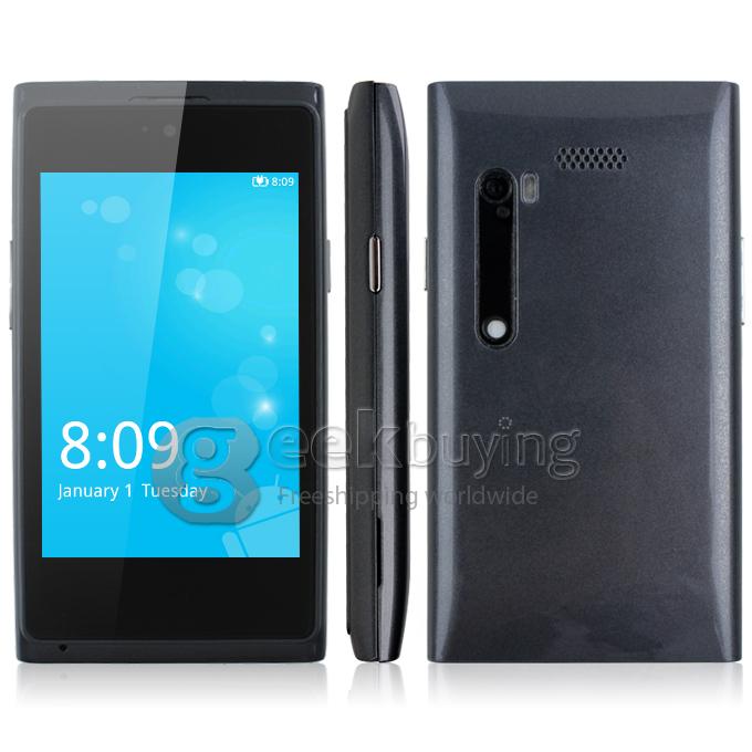 Mini 920 3.5Inch Capacitive Screen SC6820 1.0GHz Smartphone 2.0MP Camera Android 2.3 OS with WiFi/Bluetooth - Grey