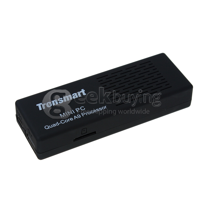Tronsmart MK908 Rk3188T Quad Core 1.4GHz Google Android 4.2 Mini PC TV Box Dongle HDMI HDD Player 2G/8G Bluetooth Dual Wifi Antenna Black