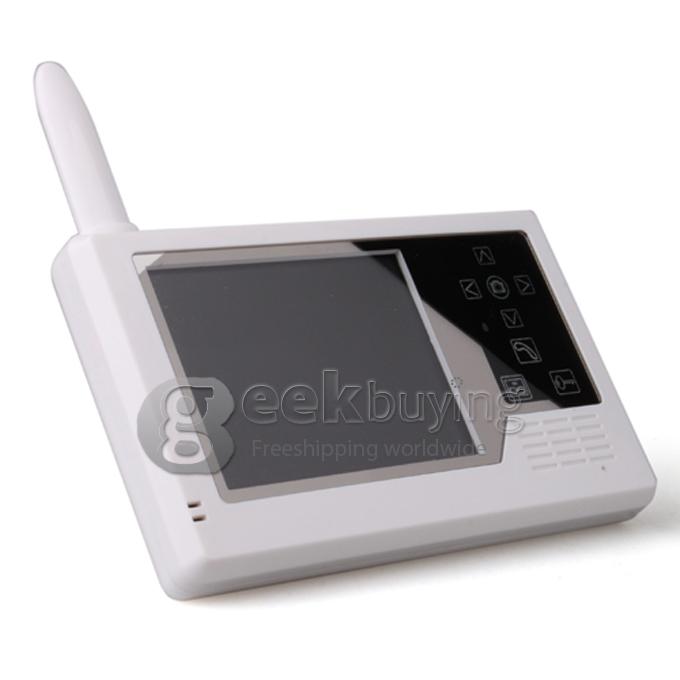 2.4GHz Wireless 3.5 TFT 1V2 Doorbell Door Phone Intercom System(Calls, Intercom, Unlock, Monitor, Night Vision) - White