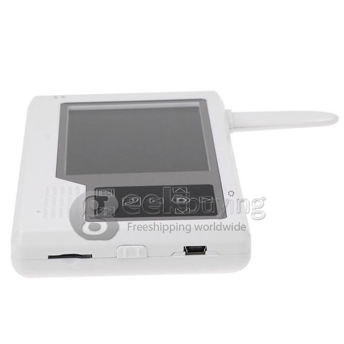 2.4GHz Wireless 3.5 TFT 1V2 Doorbell Door Phone Intercom System(Calls, Intercom, Unlock, Monitor, Night Vision) - White