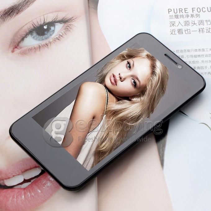 Cubot GT99 MTK6589 Quad Core 1.2GHz 4.5Inch Android 4.2 OS Smartphone 1GB RAM 4GB ROM HD Screen 12.0MP Camera with 3G/GPS-Black