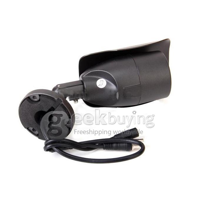 H.264 1/4' Color CMOS Weatherproof Surveillance DVR Kit with 24 LEDs 480TV Lines 3.6mm Lens 4CH CCTV Camera system
