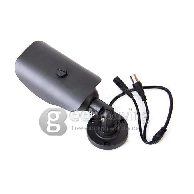 H.264 1/4' Color CMOS Weatherproof Surveillance DVR Kit with 24 LEDs 480TV Lines 3.6mm Lens 4CH CCTV Camera system