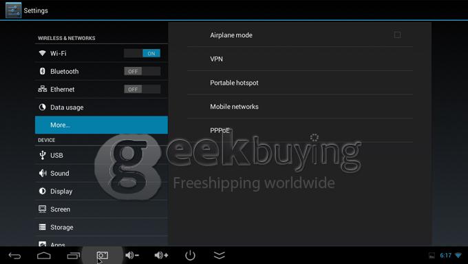 CX-919II GM282 RK3188T Quad Core Google Android 4.2 1.4GHz Mini TV BOX Dongle 2G/8G Dual External WiFi Antenna Bluetooth - Black