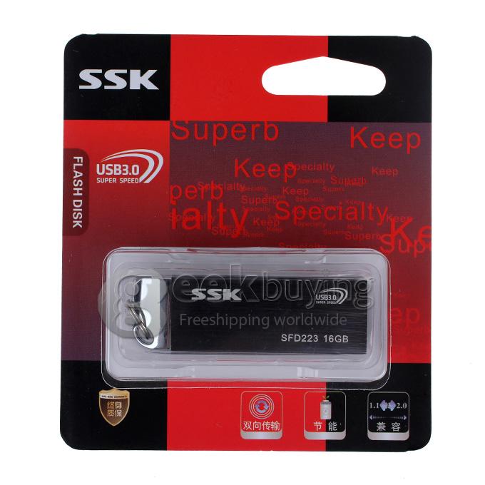 (SSK)SFD223 Super Speed USB3.0 16GB Flash Drive USB Memory Stick(1002)