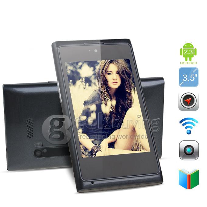 Mini 920 3.5Inch Capacitive Screen SC6820 1.0GHz Smartphone 2.0MP Camera Android 2.3 OS with WiFi/Bluetooth - Grey