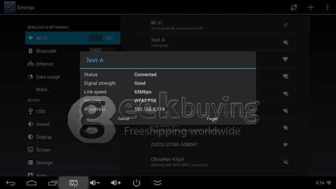 CX-919II GM282 RK3188T Quad Core Google Android 4.2 1.4GHz Mini TV BOX Dongle 2G/8G Dual External WiFi Antenna Bluetooth - Black