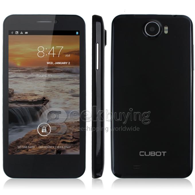 Cubot GT99 MTK6589 Quad Core 1.2GHz 4.5Inch Android 4.2 OS Smartphone 1GB RAM 4GB ROM HD Screen 12.0MP Camera with 3G/GPS-Black