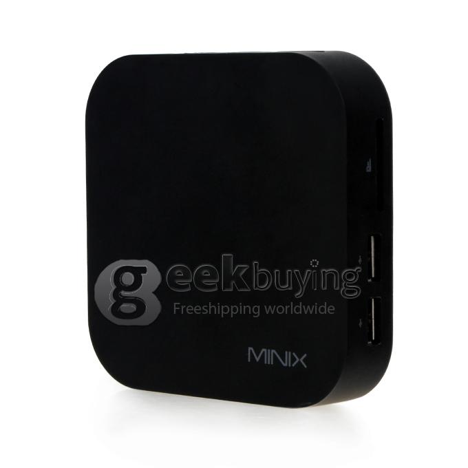 MINIX Neo X5 mini RK3066 Cortex A9 1.6GHz Dual Core Android 4.1.2 TV Box HDMI HDD Player 1G/8G FHD 1080p WiFi RJ45 - Black 