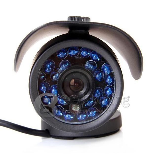 1/3 CMOS 3.6mm Lens 600TVL 24LED High Intensity Infrared Night Vision Security Outdoor Waterproof CCTV Camera SX-5024B