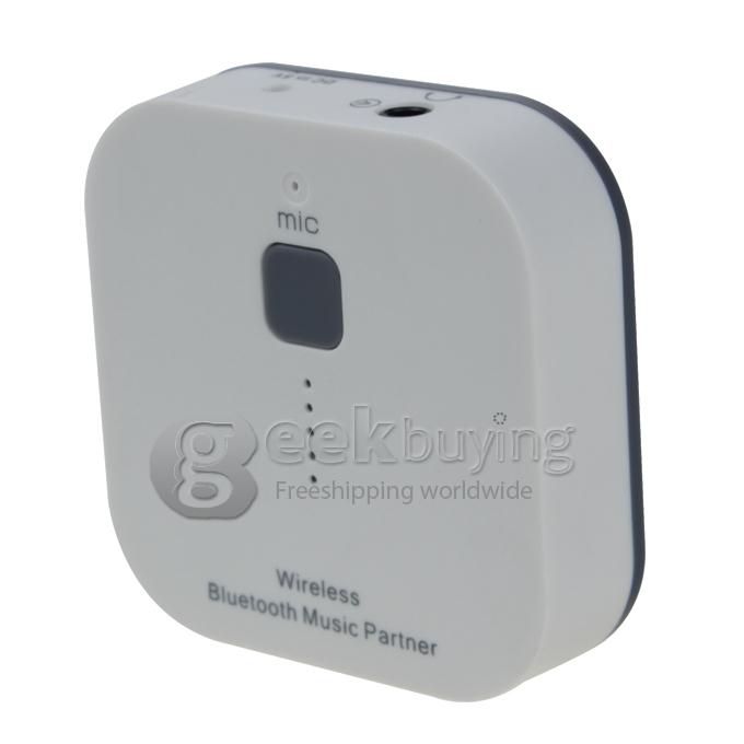 Wireless Bluetooth 3.0 Music Partner Receiver with 3.5mm Port Handsfree for iPad iPhone Mobile Phone