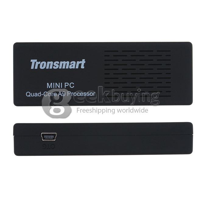 Tronsmart MK908 Rk3188T Quad Core 1.4GHz Google Android 4.2 Mini PC TV Box Dongle HDMI HDD Player 2G/8G Bluetooth Dual Wifi Antenna Black