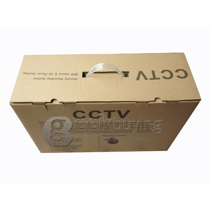 H.264 1/4' Color CMOS Weatherproof Surveillance DVR Kit with 24 LEDs 480TV Lines 3.6mm Lens 4CH CCTV Camera system