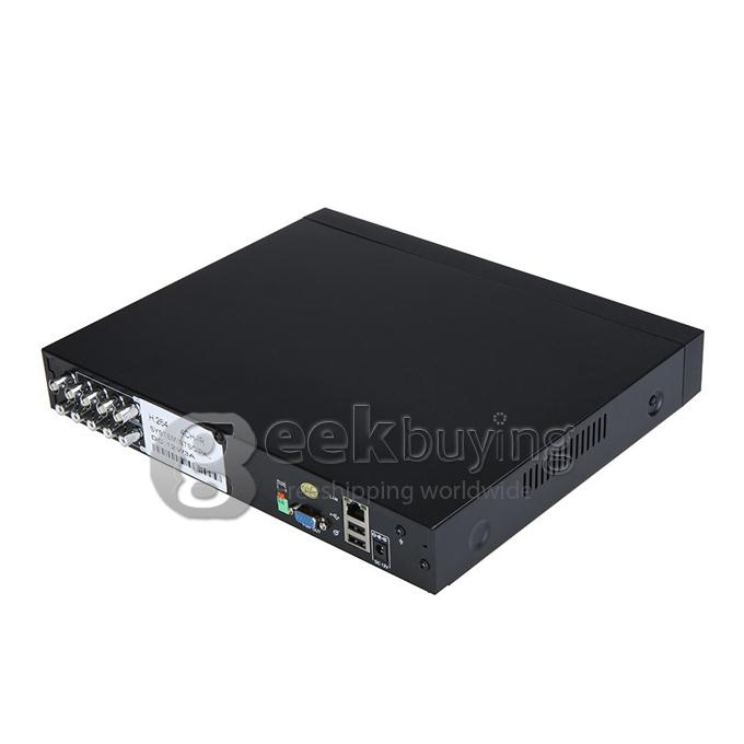 H.264 1/4' Color CMOS Weatherproof Surveillance DVR Kit with 24 LEDs 480TV Lines 3.6mm Lens 4CH CCTV Camera system