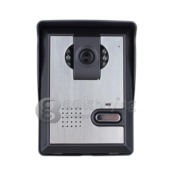 7 Inch Video Door Phone Doorbell Kit 1-Camera 1-Monitor (Calls, Intercom, Unlock, Monitor, Night Vision) - SY801MA11