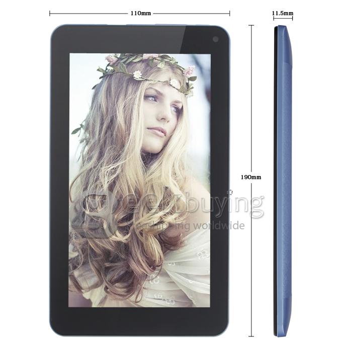 Bundle VIA V7 7 inch WM8880 Cortex-A9 Dual Core Android 4.2 Tablet PC + Screen Protector + Leather Case