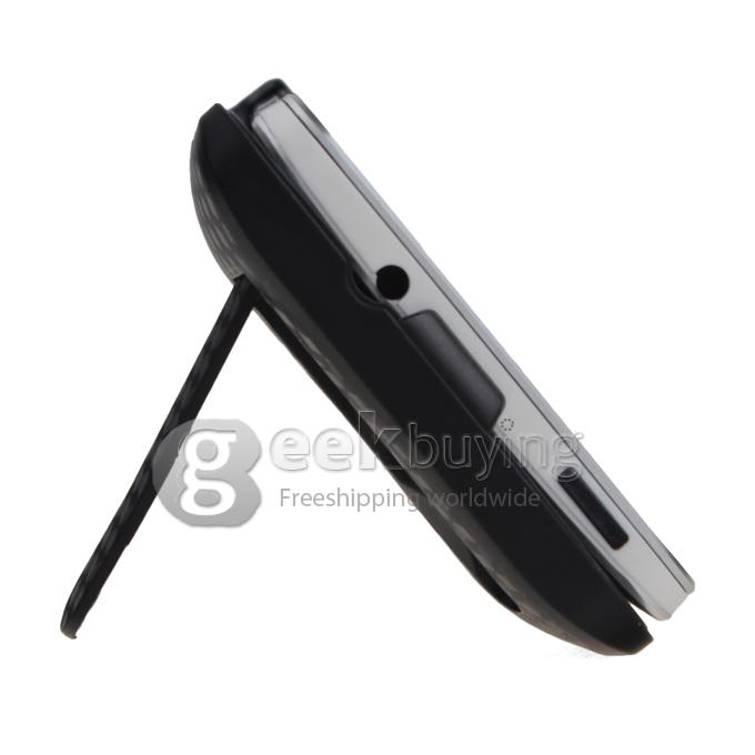 3800mAh External Power Bank Backup Battery Charger Stand Case for HTC One M7 - Black