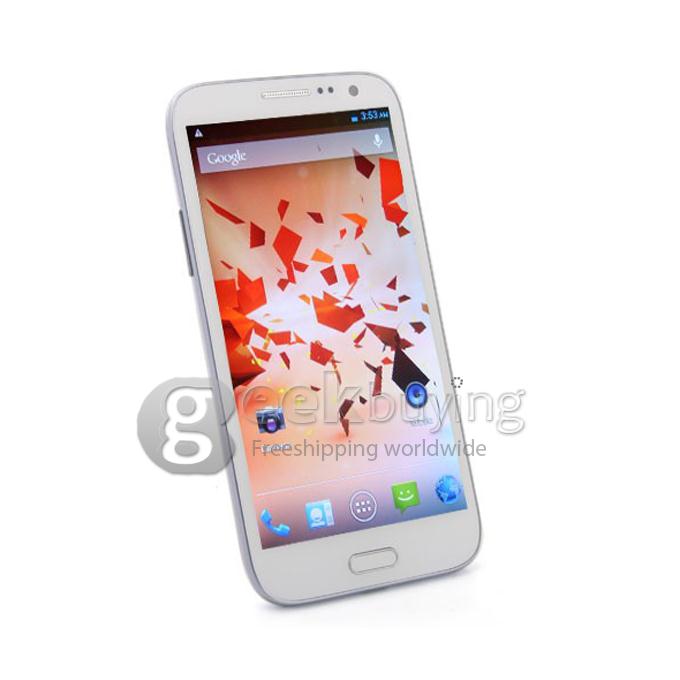Bluebo B6000 5.7Inch IPS HD Screen MTK6589T Smart Phone 1GB RAM+8GB ROM 12.6MP Camera Android 4.2.1 3G/GPS - White