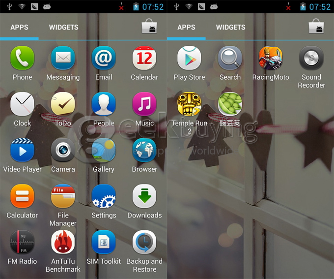 CUBOT GT72 4.0 Inch WVGA MTK6572 Dual Core 1.2GHz Smart Phone 2.0MP camera Android 4.2 OS GPS/WiFi with Free Case-White