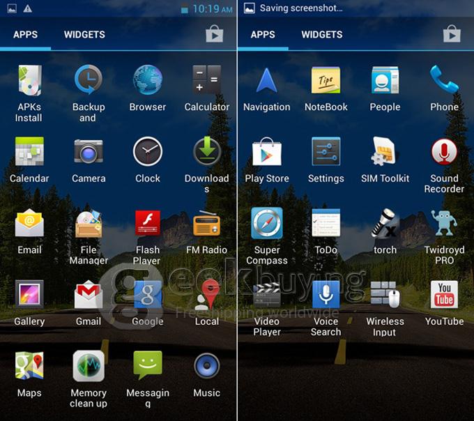 Bundle THL W100 4.5 Inch IPS QHD Capacitive Screen MTK6589 Smart Phone 1GB RAM+4GB ROM + Screen Protector + Cover Case