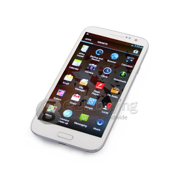 Bluebo B6000 5.7Inch IPS HD Screen MTK6589T Smart Phone 1GB RAM+8GB ROM 12.6MP Camera Android 4.2.1 3G/GPS - White