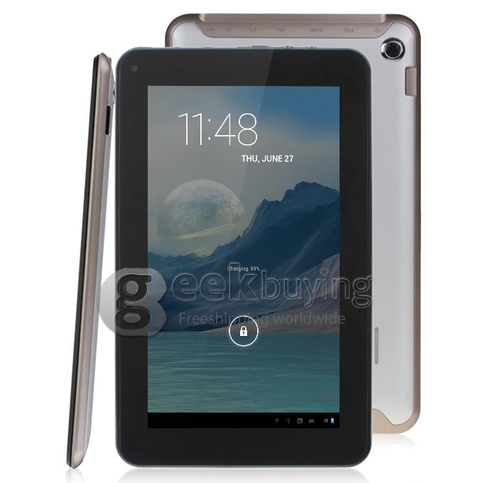 F40 7 inch Dual Core Cortex-A7 CPU Allwinner A20 1024×600 Capacitive Screen 1G/8G Dual Cameras Tablet PC - Silver