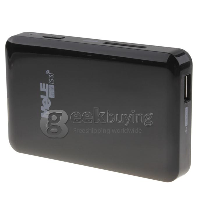 MeLE S3 2600mAh Lithuim Battery Wireless AP and Network Storage Power Bank for iPhone iPad Android Smart Phones