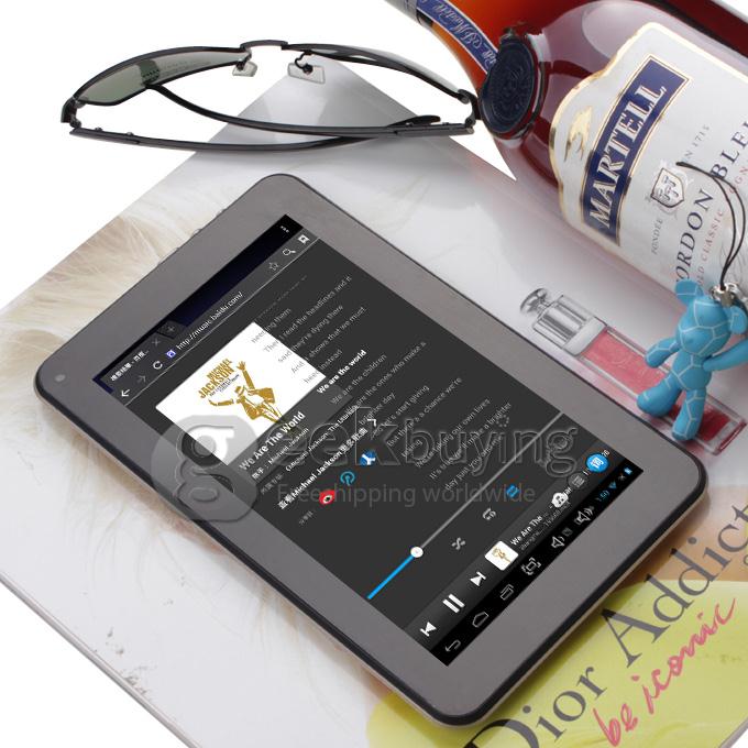 F40 7 inch Dual Core Cortex-A7 CPU Allwinner A20 1024×600 Capacitive Screen 1G/8G Dual Cameras Tablet PC - Silver