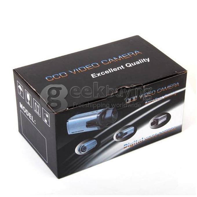 1/3 CMOS 3.6mm Lens 600TVL 24LED High Intensity Infrared Night Vision Security Waterproof CCTV Camera